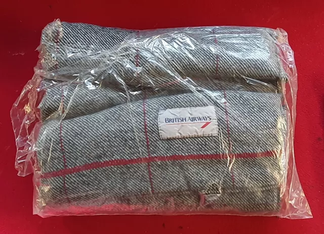 British Airways Vintage First Class Blanket