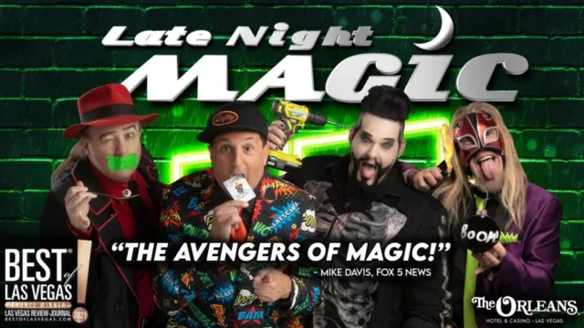 Two Tickets To Late Night Magic - Rated R - In Las Vegas