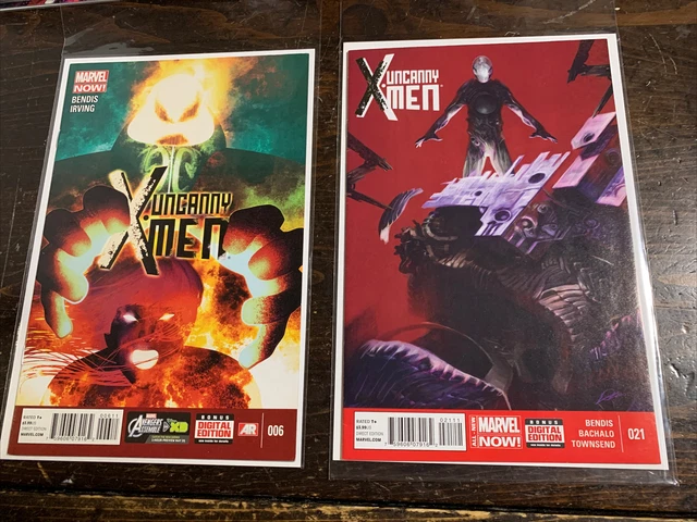 Uncanny X-Men Lot Of 2 #6 (2013) #21: (2014) Bendis Bachalo Marvel Comics VF-NM