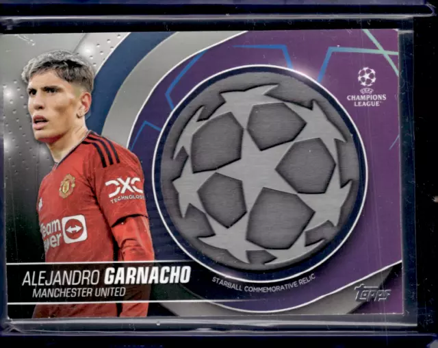 TOPPS UCC FLAGSHIP 2024 Alejandro Garnacho Manchester United Starball