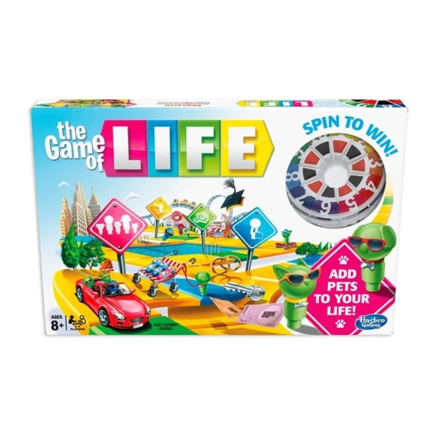 The Game of Life gioco da tavolo famiglia divertimento festa notte
