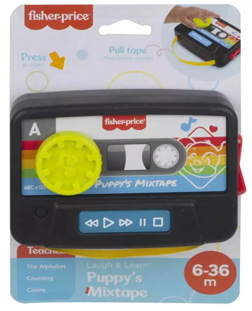 New Official Fisher Price Laugh And Learn Puppys Mixtape Childrens Toy Set