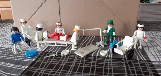 Lot Playmobil Hôpital - Pièces Détachées Et Accessoires - Occasion