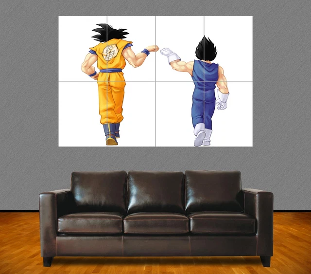 Poster Géant Autocollant A0 - Dragon Ball - Boo Vs Goku - 2 Achetés 1 Offert