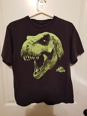 Jurassic Park TRex Head CHILD T-Shirt BLACK 100% COTTON XL FREE SHIPPING