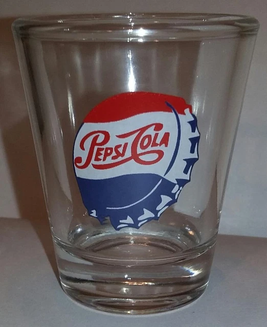A Charming Pepsi Cola  1  1/2 oz. Shot Glass # 1