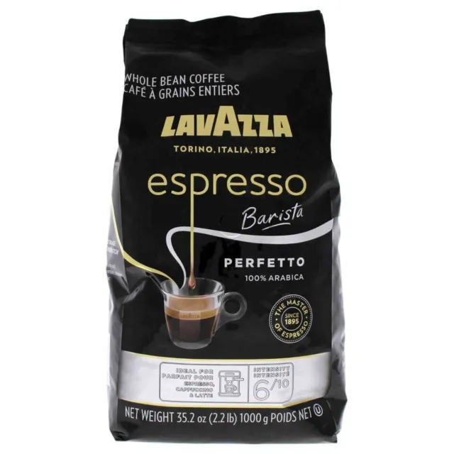 Lavazza Caffe Espresso Italiano Whole Bean, Medium Roast 2.2 lbs/ 1000g (U)