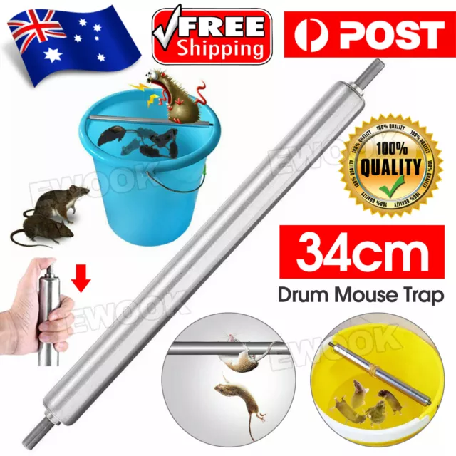 Auto Mouse Traps Stainless Steel Roller Mousetrap Catching Mice Fully  Automatic Rolling Mousetrap Indoor Outdoor Rat Catcher - AliExpress