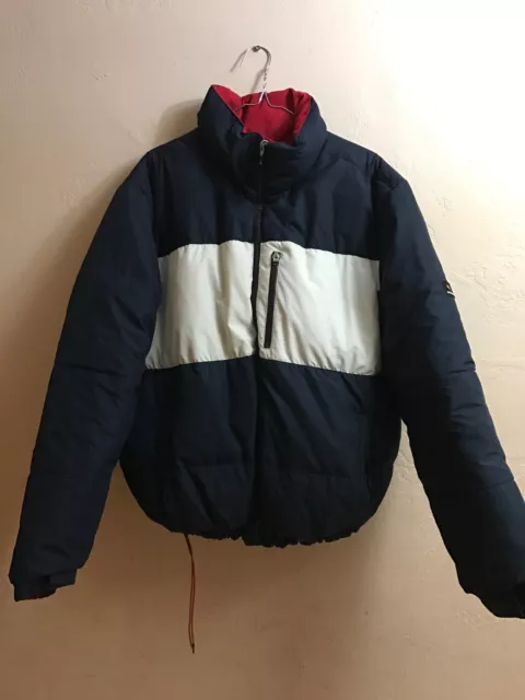 90s Tommy Hilfiger USA Ski Team Puffer Goose Down Reversible 