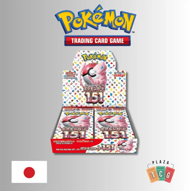 Pokémon : Display 151 Japonais Sv2A Booster Box Sealed Japanese (Neuf/Scellé)