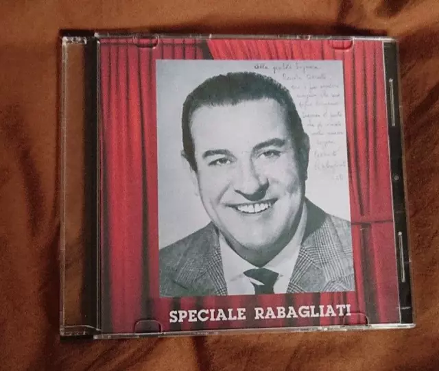 CD musicale SPECIALE ALBERTO RABAGLIATI (150 copie tot.) da trasmissione 1973