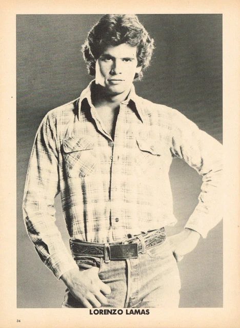 John Schneider Lorenzo Lamas 11 X 8 Teen Magazine Pinup Mini
