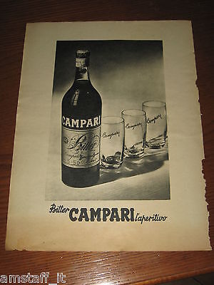 *134=Campari Bitter Aperitivo=Anni '50=Pubblicita'=Advertising=Werbung=