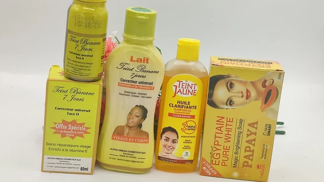 Soin éclaircissant Teint Bananes Lait - Solution Métisse Anti-tâches 20ml, Cameroun