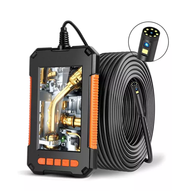P40 Single & Dual Lens Industrial Endoscope 1080P 4.3 '' LCD Digital Borescope