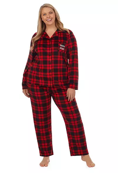 Peanuts SNOOPY Womens S-3X Minky Fleece Sleep Lounge Pajama Pants