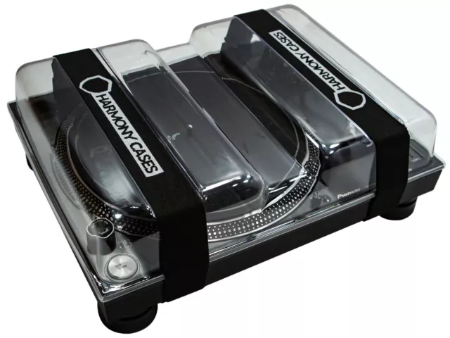 Harmony HC-DC3 Plastic DJ Case Saver Cover for Technics SL-1200 Turntable Deck