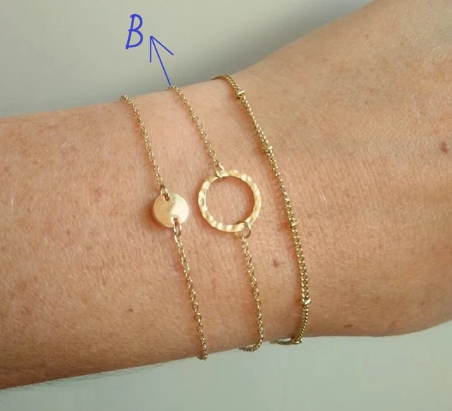 Bracelet Manchette Femme Doré Imposant En Alliage - Cercle Jonc Réglable, Neuf Sans Emballage