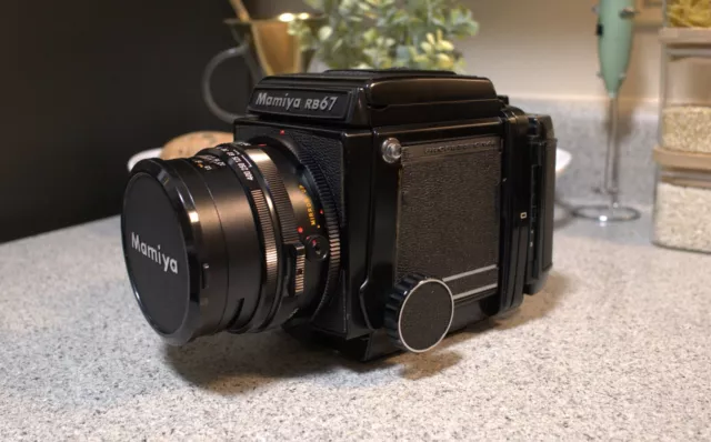 [ Exc+5 ] Mamiya RB67 Pro Film Camera + Sekor C 127mm f3.8 Lens US Seller