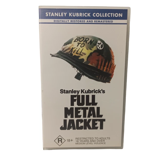 FULL METAL JACKET (VHS 1999) Action War Vietnam Military Kubrick Boot