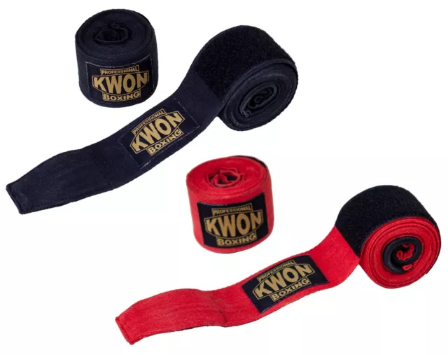 Kwon Premium Gel Boxbandage mit Gelposter. Länge 3,5m. Kickboxen, Muay Thai, Box