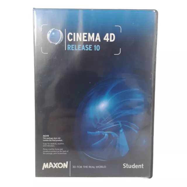 Maxon Cinema 4D Release 10 Student License Demo Version 3D Modelling Software