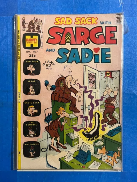 Sad Sack with Sarge and Sadie #1 (Harvey 1972) | Combined Shipping B&B