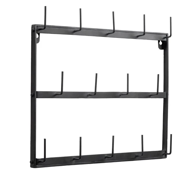 NEW + NIB Pottery Barn Vintage Blacksmith Wall Mug Rack 2067118 Small S/O
