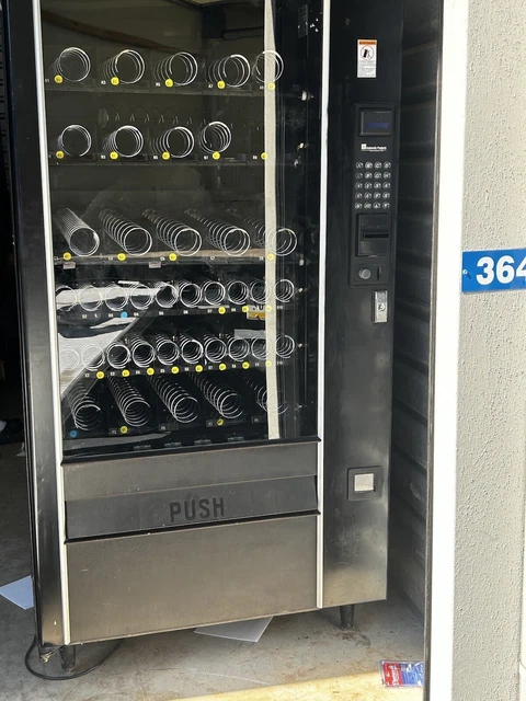 SNACK VENDING MACHINE USED (Slightly Damaged) Must Go ASAP !