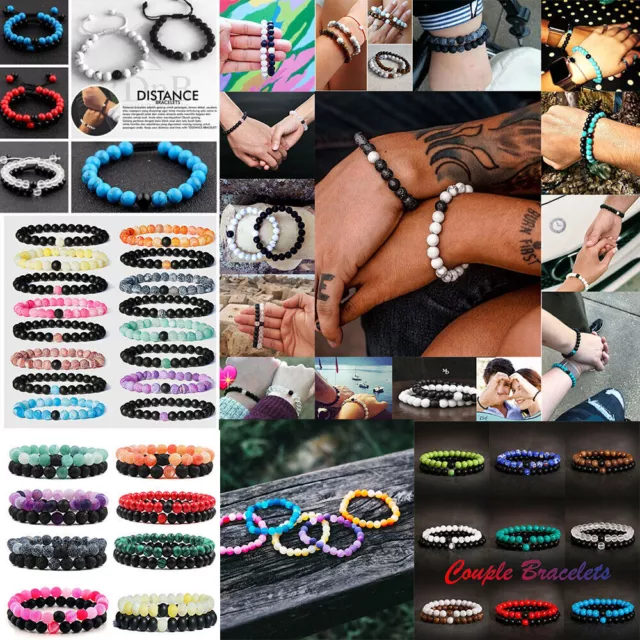 Bracelet unisexe pour couples, vente en gros, 50 pièces, Chakra...