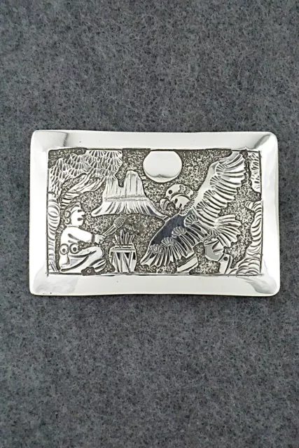 Sterling Silver Belt Buckle - Elaine Becenti