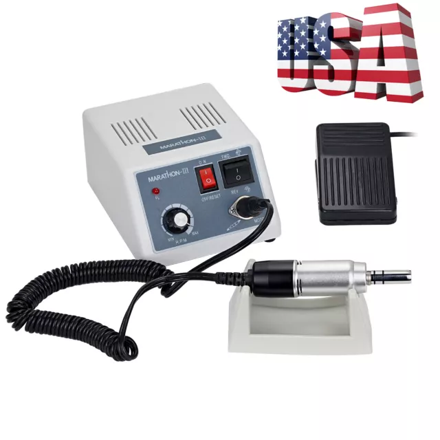 Dental Lab Micromotor Polishing Handpiece E-type Connector fit Marathon