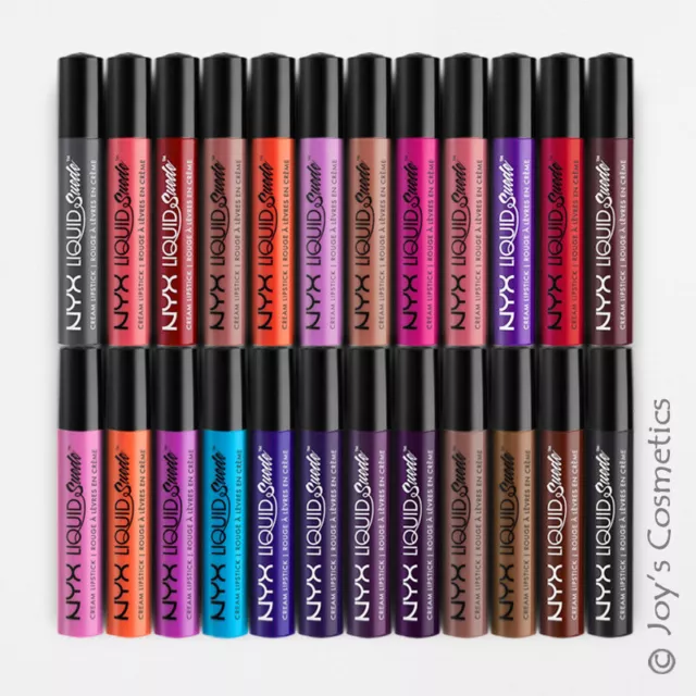 12 NYX Liquid Suede Crème Rouge à Lèvres Matte " Choisissez Votre 12 Couleur "