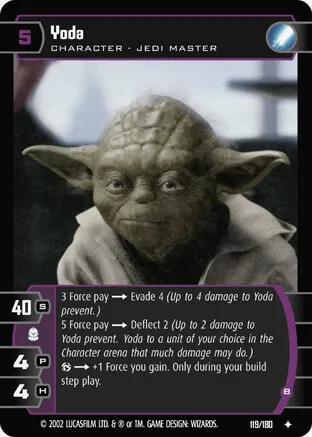Yoda (B) - Attack of the Clones - Star Wars TCG
