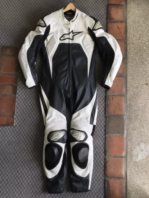 Alpinestars “TECH 1-R” Motorcycle Road Racing Leathers Track Day Suit Eu 54