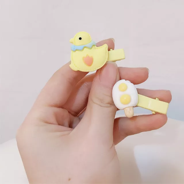 1PCS Little Yellow Duck BB Hairpin Egg Hair Hooks Girl Accessories Duck Headdres