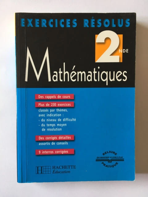 EXERCICES RESOLUES SECONDE Mathematiques 2000 Cours Corriges Et ...