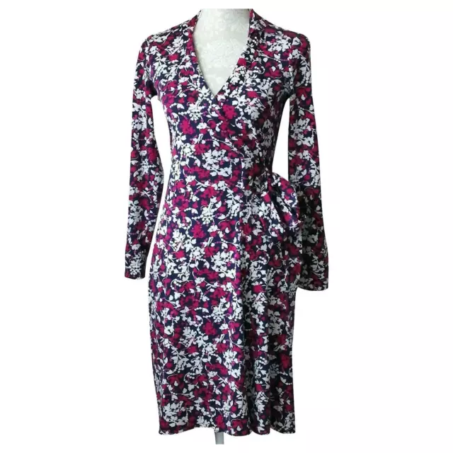 Diane von Furstenberg New Jeanne Two wrap dress UK 8/10