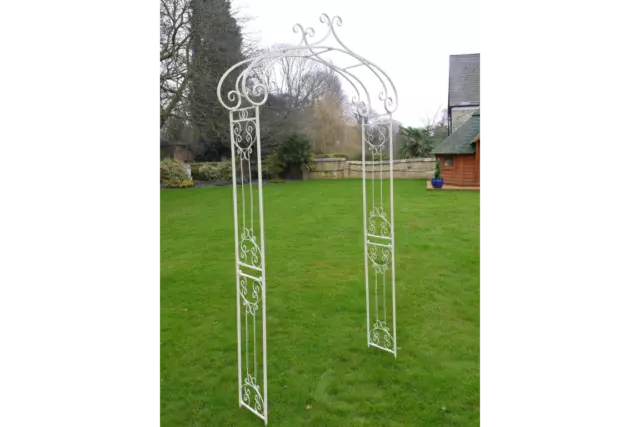 Rosenbogen Rankhilfe Torbogen Kletterhilfe Metall Rundbogen Gartendekoration