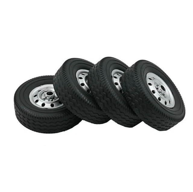4PCS REPLACEMENT RUBBER Wheel Tires For 1/10 WPL D12 RC OffRoad Buggy