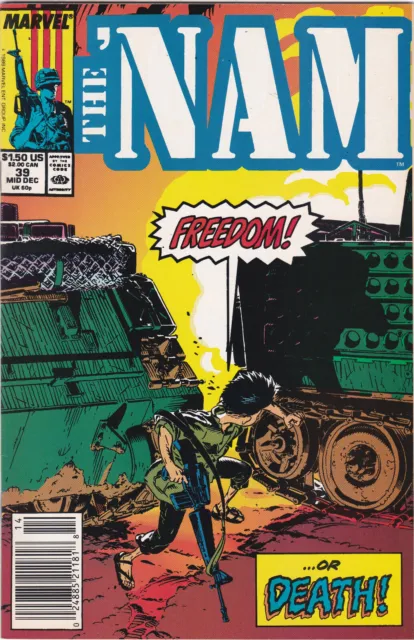 The 'Nam #39 (1986-1993) Marvel Comics, High Grade, Newsstand