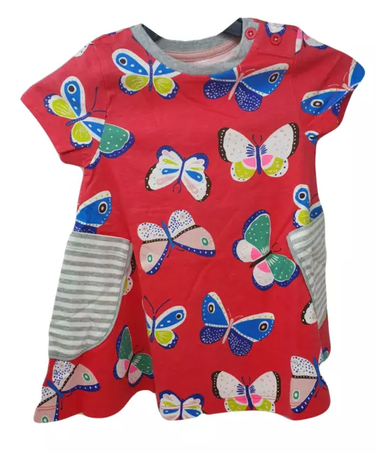 Ex Mini Boden Hotchpotch Tunic Dress in Butterfly Design 2 - 12 yrs NEW