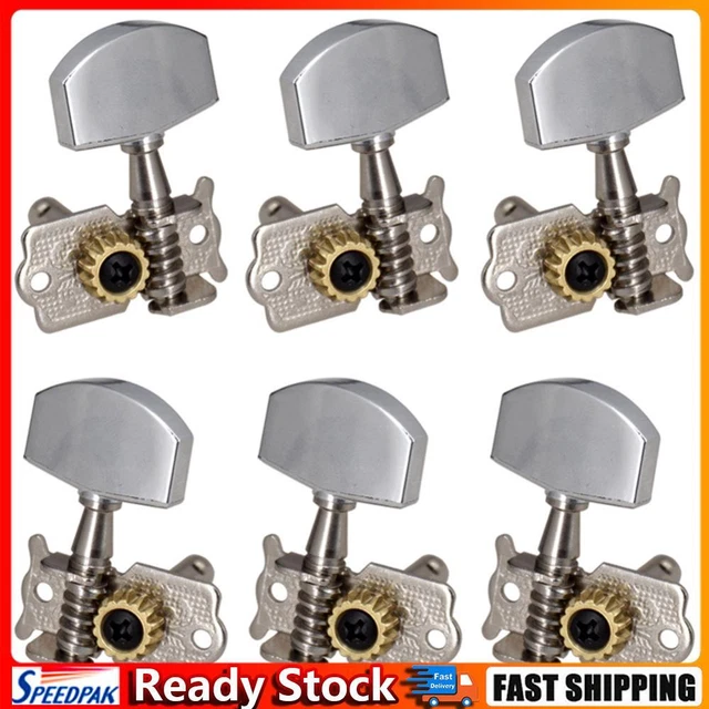 6pcs Guitar 3L 3R Open String Button Tuning Pegs Machine Head Key Peg Knobs Hot
