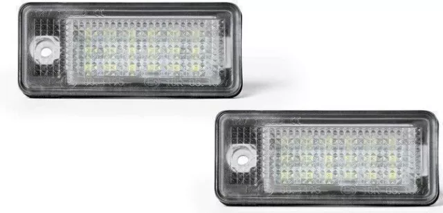 Led Kennzeichenbeleuchtung für Audi A3 8P - A4 B6 + B7 - A6 4F - Q7  *5050 DHL