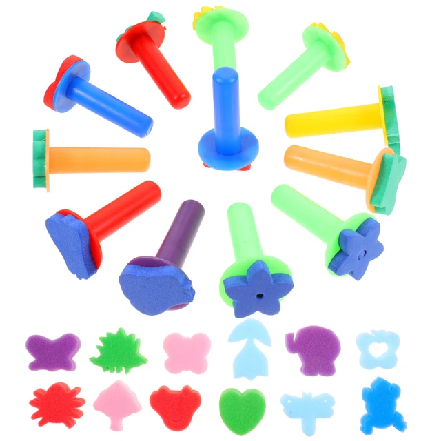 1 de peinture éponges peinture drawing drawing stamper pour enfants