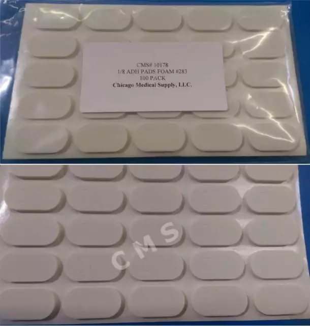 Pads #283 Corn Adhesive Foam 1/8'' 100/BG Pre-Cut Orthopedic MPAD-125  USA New