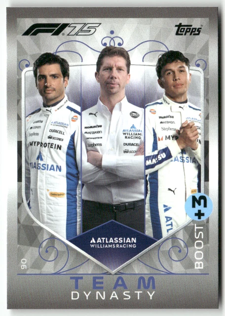 Carte Topps Turbo Attax F1 2024 - Alex Albon Signature Style 69/499, édition UK Verte