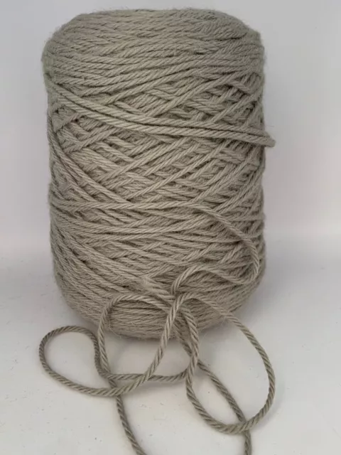 Beautiful Spool Cone Peruvian Huarizo Alpaca Wool Yarn Mix 1lb 8oz 692gr 0014