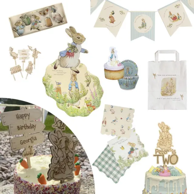 Peter Rabbit Party | Christening Birthday Party Plates Napkins Decorations