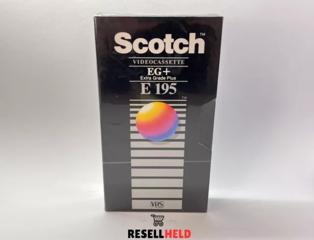 Scotch E 195 EG+ VHS Leerkassette | NEU OVP